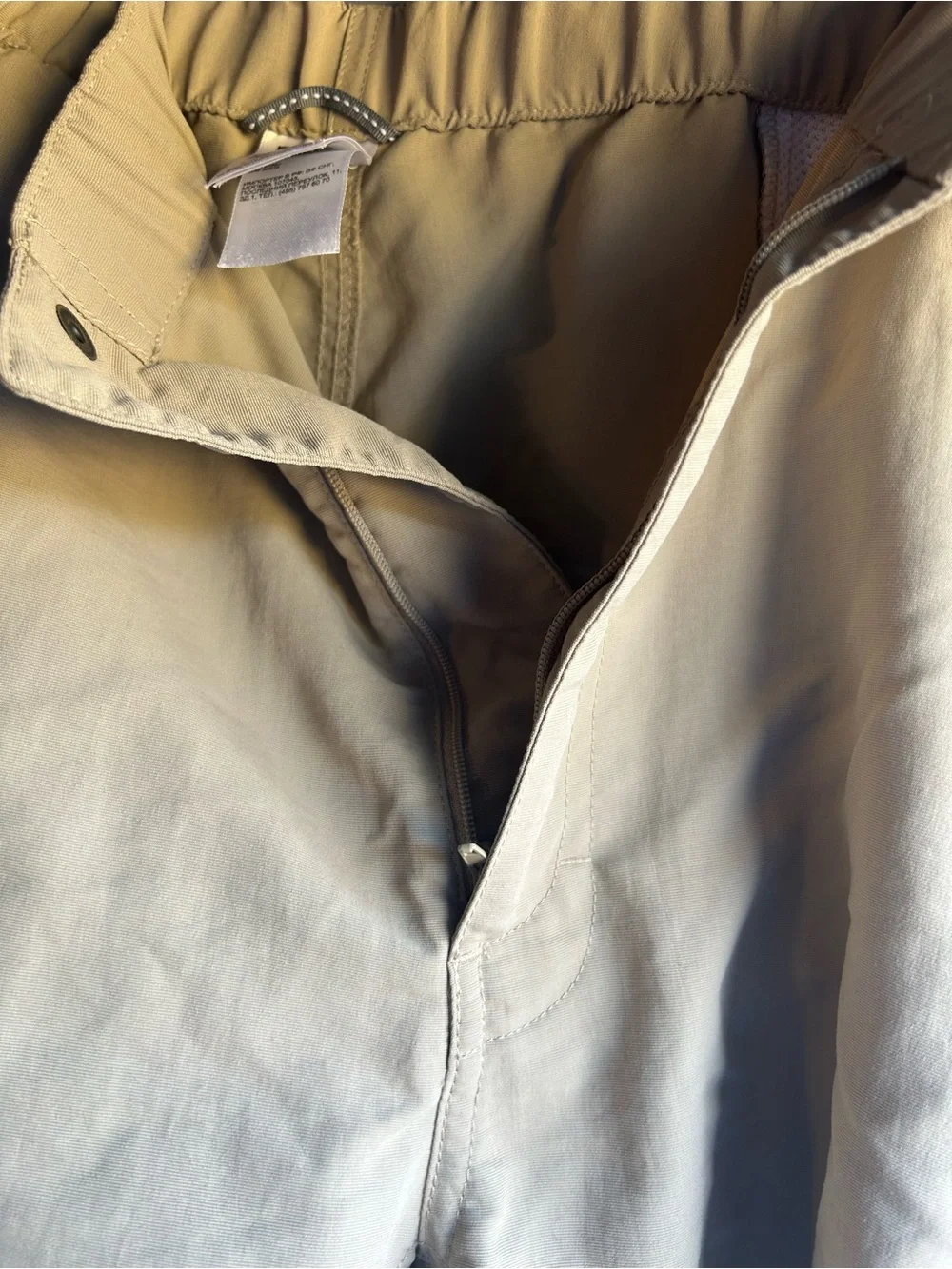 The North Face Light Khaki Cargo Shorts
